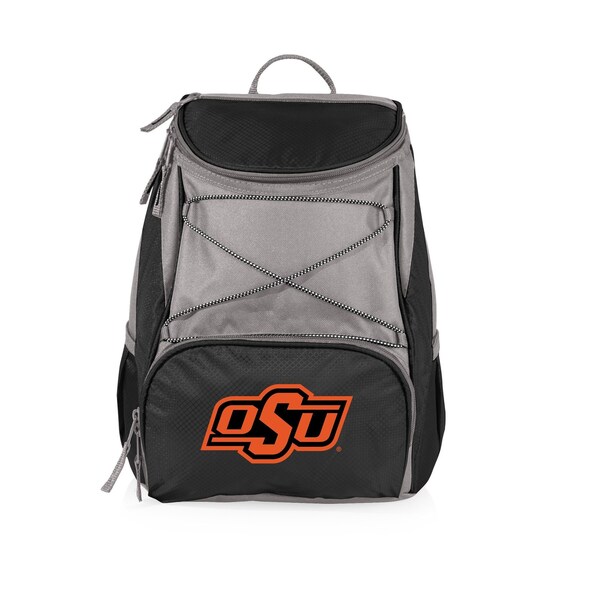 Picnic Time Family Of Brands NCAA Oklahoma State Cowboys PTX Backpack CoolerBlack with Gray Accents 633-00-175-464-0 - main