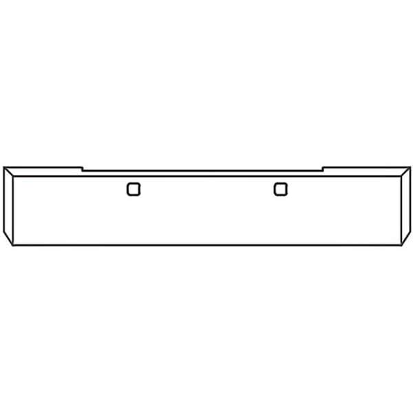 Ilc Repl. For Kenworth W900B Aerocab Year 2018 18In Chrome Stl Boxed End Bumper W Mount Towhitch H WZ-EQBR-E - main