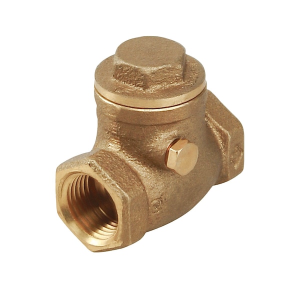Everflow FIP Swing Check Valve, Cast Brass 1" 210T001-NL - main