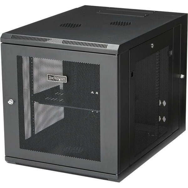 Startech.Com Wall Mount Server Rack Cabinet - Hinged Enclosure 12U - Wall Mount Network Cabinet - 32in Deep RK1232WALHM - main