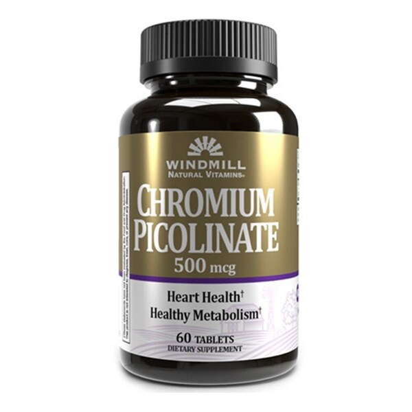 Windmill Chromium Picolinate, 500mcg, 60PK 35046012069 - main