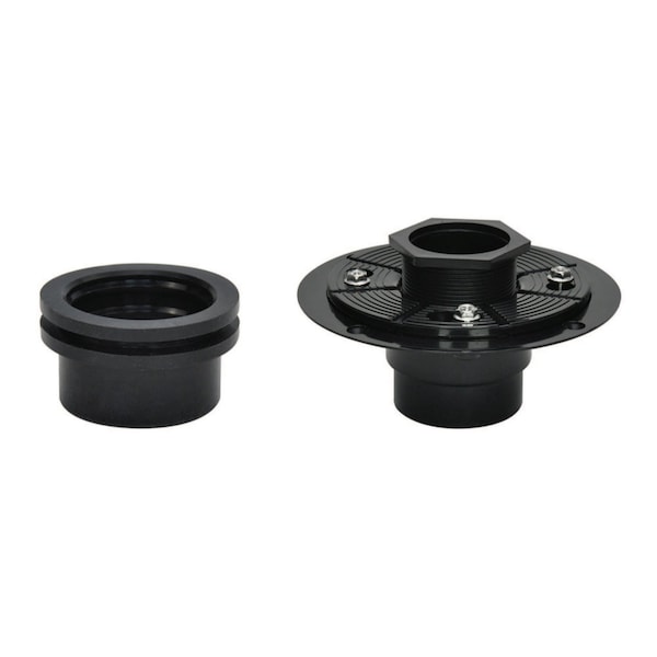 Kingston Brass 2-Inch Shower Drain Base Flange, Black BSFL02B - main