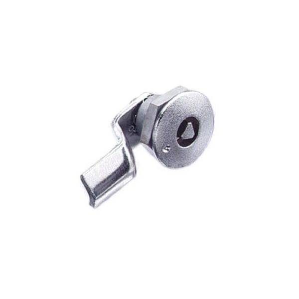 Southco Quarter-Turn Cam Latch, 7 mm Triangle Recess, 2mm .08 in Grip, Not Sealed Zinc Alloy E5-1-021-020 - main