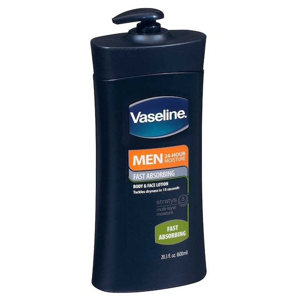 Vaseline Men Moisture Fast Absorbing Body Lotion, 20.3 Ounce, 4PK 4081 - main