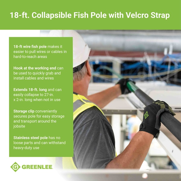 Greenlee FP18 18' Fish Pole