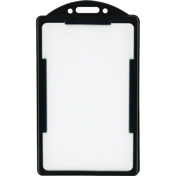 Advantus ID Card Holder, Vertical, Blk, PK25 75657 - main