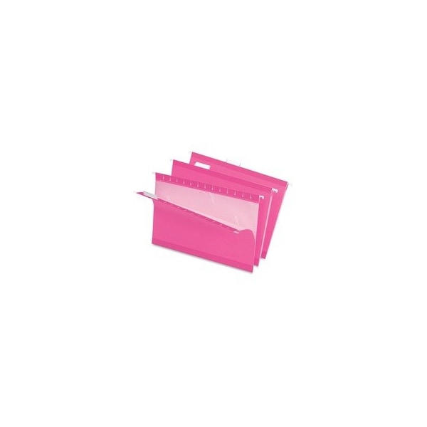 Pendaflex FOLDER, HANGING, LGL, 1/5, PINK, 25PK 415315PIN - main