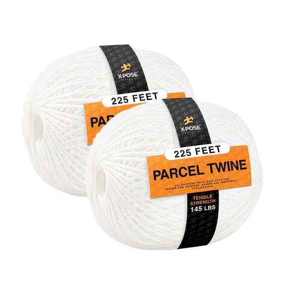 Xpose Safety Parcel Twine Nylon Ball 225ft, 2PK PT-225-2-X-S - main