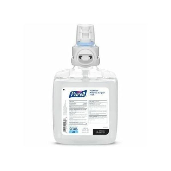Purell Waterless Surgical Scrub Gel Hand Sanitizer, 1200 mL Refill, Fragrance-Free, For CS-8 Dispenser, 2PK 7869-02 - main