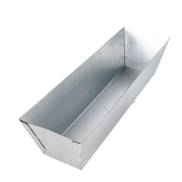 Warner Galvanized Steel Mud Pan 3.5 in. H X 4 in. W X 12 in. L 206 - main