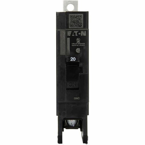 Eaton Miniature Circuit Breaker, GHB Series, 15A, 1 Pole, 277V AC, 14kA at 277V AC GHB1015 - main