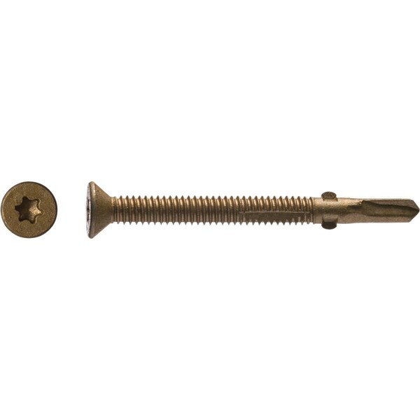 Big Timber No, 14 x 2-3/4'' Flat Head Self-Drilling Wood to Metal Screw, 5 Lb. 5FHD14234 - main