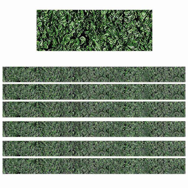 Teacher Created Resources Modern Farmhouse Boxwood Straight Border Trim, 35 Feet, 6PK TCR8513 - main