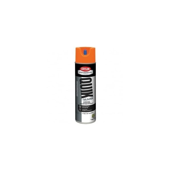 Krylon Industrial Quik-Mark SB Inverted Marking Paint Fluorescent Orange A03702007 - main