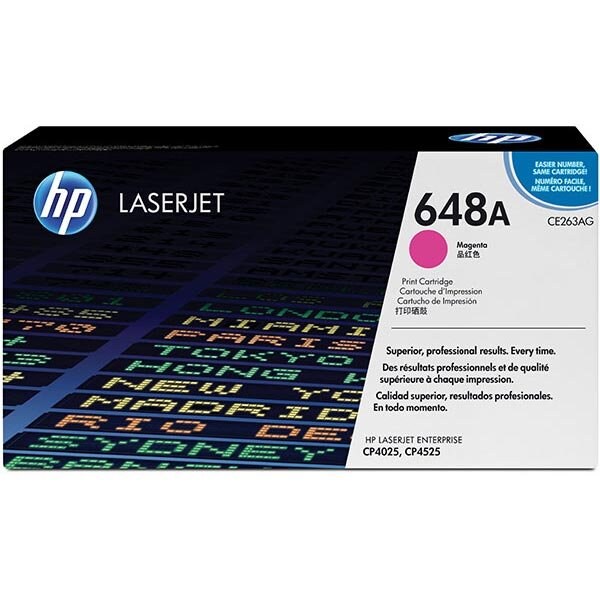Hp 648A Magenta Original LaserJet Toner Cartridge for US Government, 11,000 Yield CE263AG - main