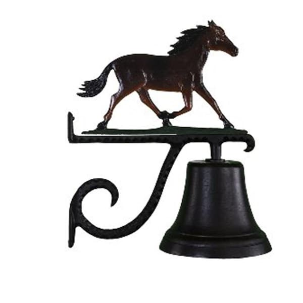 Swivel Cast Bell With Natural Color Horse Ornament - Natural Color SW3070881 - main