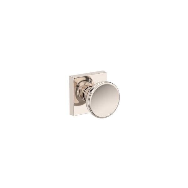 Baldwin Residential Door Knobs Half Dummy Reversible Lifetime Bright Nickel HDSOLCSR055 - main