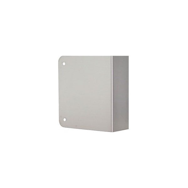 Don-Jo Mfg Blank Door Wrap 1-3/4in Door, 4-1/4in W x 4-1/2in H, 630/US32D Stainless Steel 80-S-CW - main