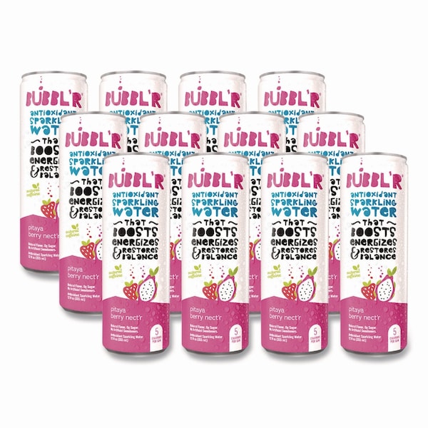 Bubblr Antioxidant Sparkling Water, Pitaya Berry Nect'r, 12PK WIC39978 - main