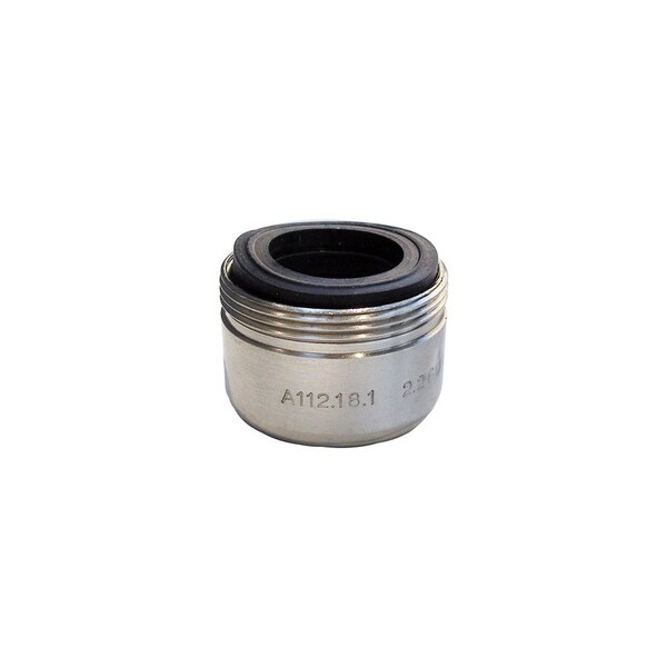 Larsen Supply Co. Dual Thread Aerator, Satin Nickel, 15/16 MPT x 55/64 In. FPT x 27 Thread 2951039 - main