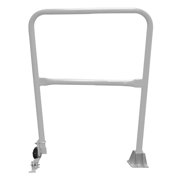 Vestil Steel Dock Safety Swing Gate 3 Ft. Length Silver SSG-3-SL - main
