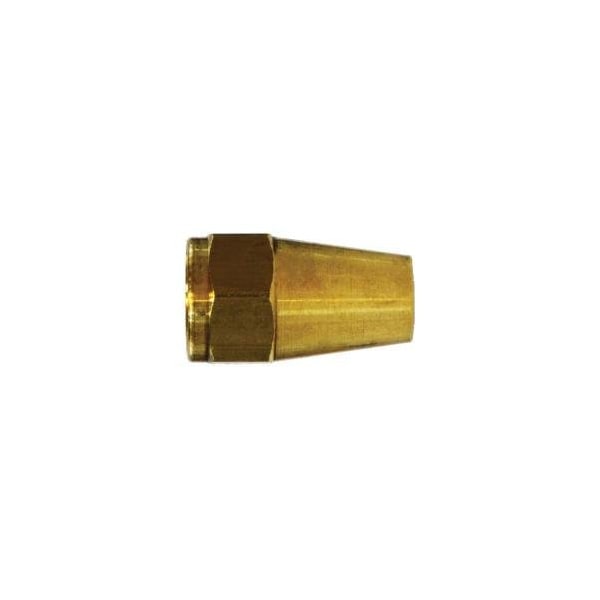 First Fitting & Fastener 1/4 BRASS LONG ROD NUT SAE 45 DEG FLARE ...