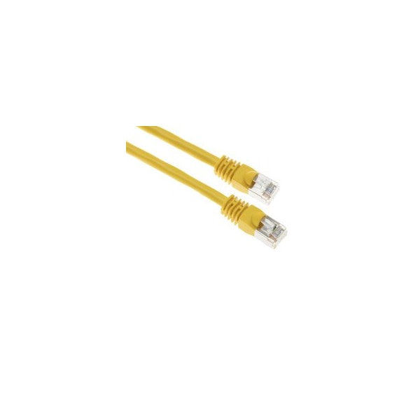 Cable Wholesale Shielded Cat6a Yellow Copper Ethernet Patch Cable, 10 Gigabit, Snagless/Molded Boot, POE 13X6-581HD - main