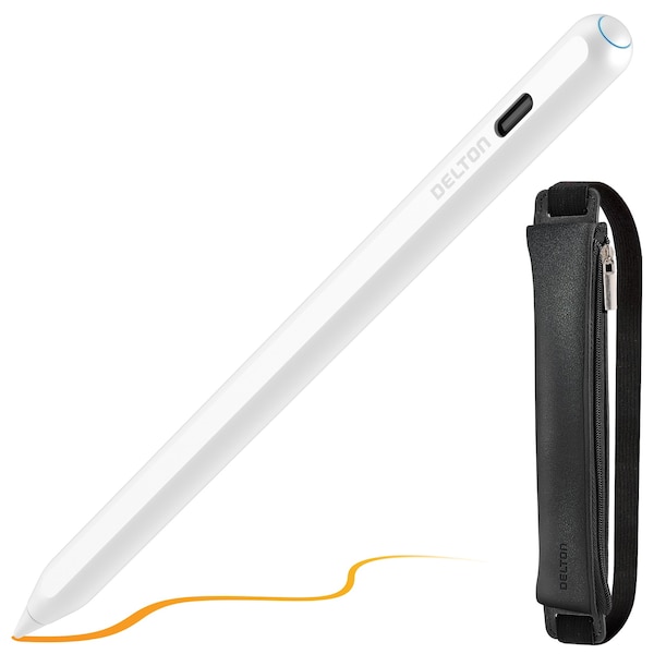 Delton Stylus Pen for iPad, Wireless Magnetic Charging - White AP7 - main