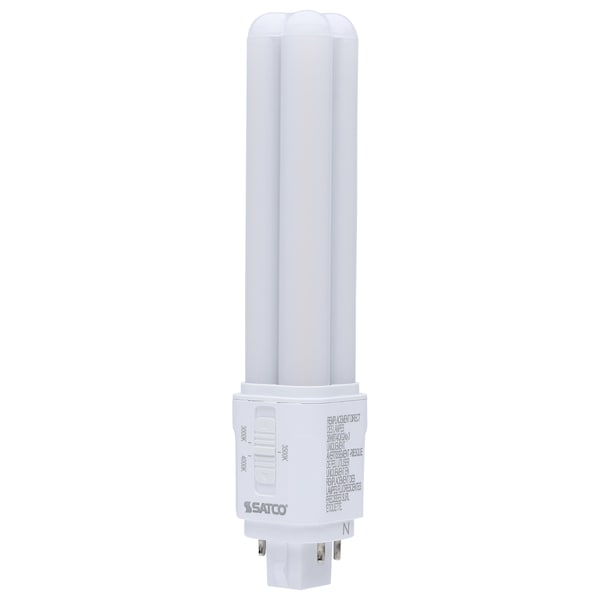 Satco 9.5W LED PL, 30K/35K/40K CCT Selectable, G24q Base, Type A/B, 120-277V S29854 - main