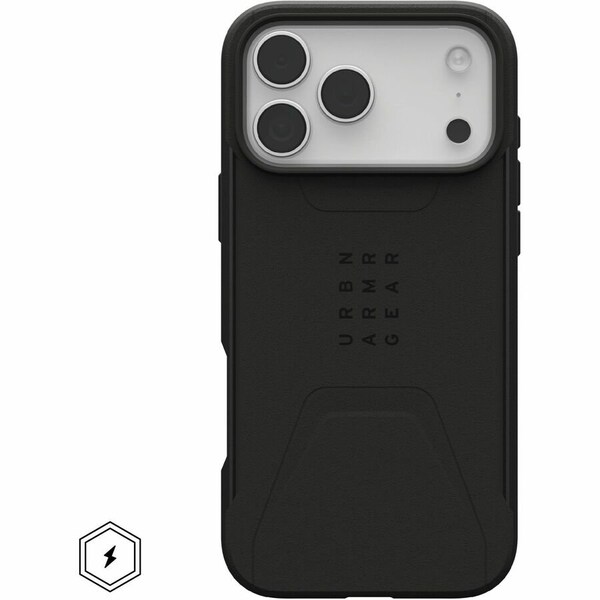 Urban Armor Gear Civilian Magsafe Case For Apple Iphone 17 Pro Max - Black 114546114040 - main