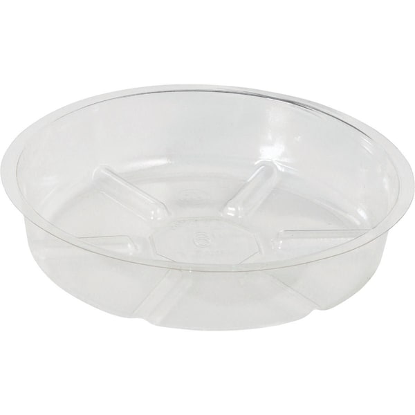 Best Garden 6'' Clear Vinyl Flower Pot Saucer 703869 - main