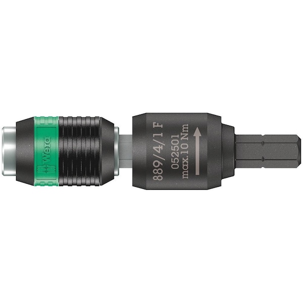 Wera 889/4/1 F free-running bit holder for torque screwdrivers with pistol handle, 1/4 in x 64 mm 5052501001 - main