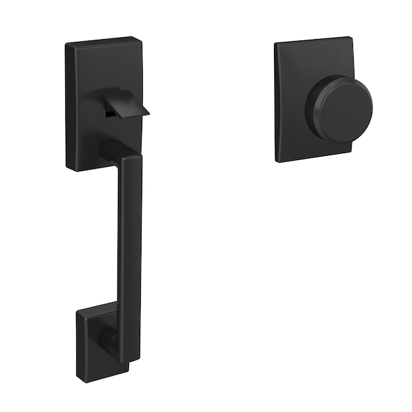 Schlage Residential Schlage Custom Century with Bowery Knob and Century Rose Bottom Half Handleset with 16601 Latch FC285CEN622BWECEN - main