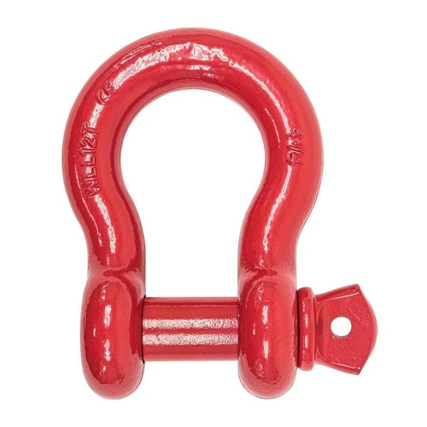 Mytee Products 1-1/4in Anchor Shackle Forged Carbon Steel w/ Alloy Screw Pin WLL # 12.0 Tons SHACKLE-ANCHOR-SP-114 - main