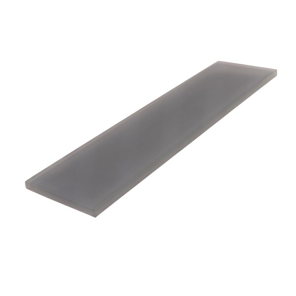 Apollo Tile Coin Gray 3 in x 12 in Glass Matte Wall Subway 5 sqft/case, 20PK APLA88097M 3X12A - main