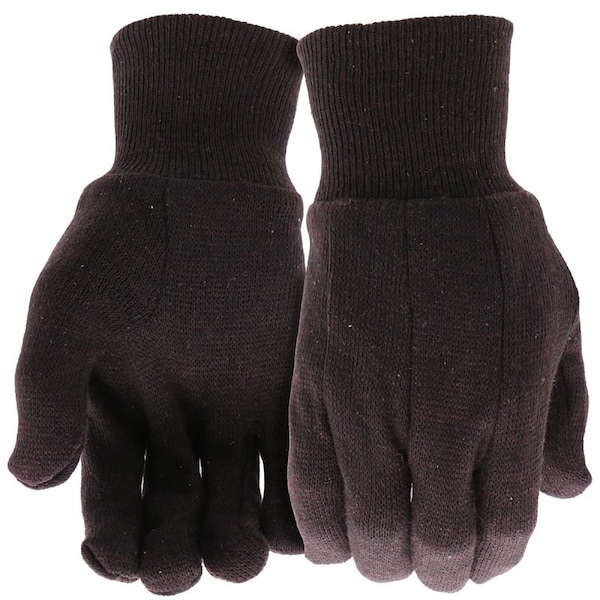 Boss Indoor/Outdoor Work Gloves, Men's, L, 8 to 8-3/8 in L, Straight Thumb, Elastic Knit Wrist, Slip-On Cuff B61061-L - main