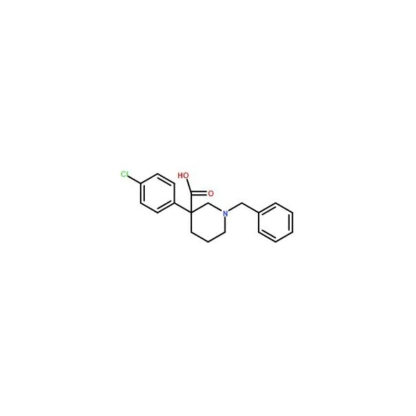 Ak Scientific 1-Benzyl-3-(4-chlorophenyl)-piperidine-3-carboxylic acid (100mg), CAS 2199794-30-2 9648AL-100mg - main