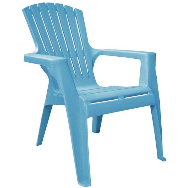 Adams Kids Pool Blue Resin Adirondack Chair 258417 - main