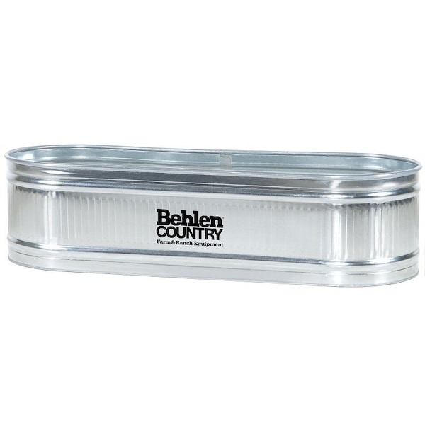 Behlen Country Stock Tank, Round, 294 gal Capacity, Steel, Gray, Galvanized 50130088 - main