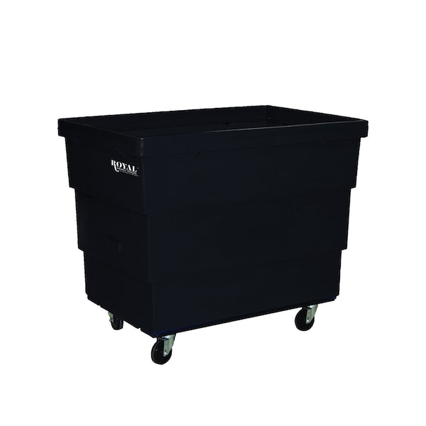 Royal Basket Trucks Cube Truck, Blk, Rubber G13-BKX-RCE-4HNN - main