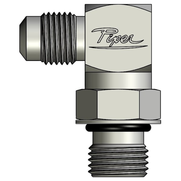 Piper Male JIC to Male O-Ring Boss Adjustable 90 Degree Elbow 5/16in. Male JIC-3/8in. Male O-Ring Boss 0790-05-06 - main