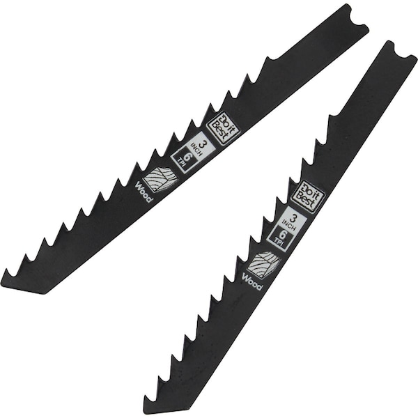 Do It Best U-Shank 3'' 6 TPI Wood Cutting Jig Saw Blade, 2PK QJDIB-JSU-002 - main