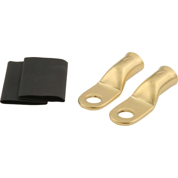 Quickcar Racing Products Power Ring - 4 AWG - 0.25 in. Hole with Heat Shrink QRP57-525 - main