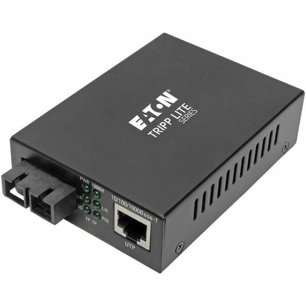 Eaton Eaton Media Converter, Ethernet to Singlemode Fiber SC, 10/100/1000 Mbps N785-P01-SC-SM1 - main