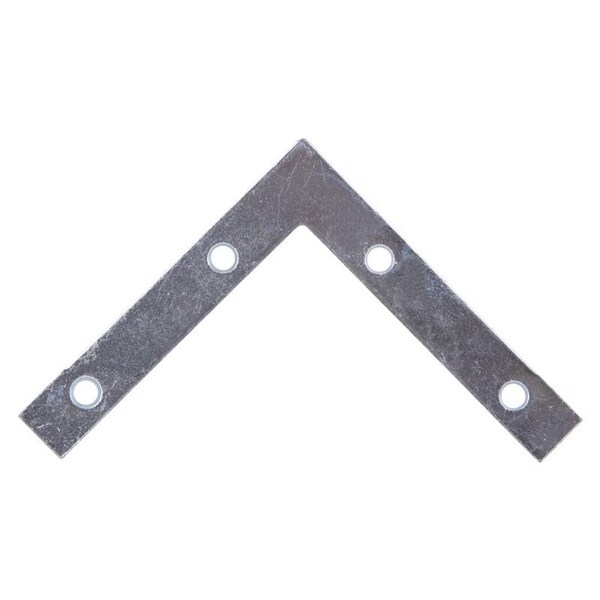 Prosource Corner Brace, 3 in L, 3 in W, 1/2 in H, Steel, Zinc-Plated, 1.6 mm Thick Material FC-Z03-01 - main