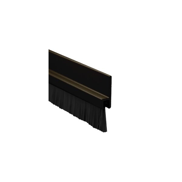 Pemko Mfg Co 3/8in Brush Door Sweep 36in, Overall Height 1-1/8in, Dark Bronze 18041DNB 36IN - main