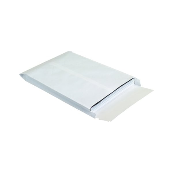Box Packaging Ship-Lite Expandable Envelopes, 10inW x 13inL x 1-1/2inD, White, 100/Pack SLE10131WE - main