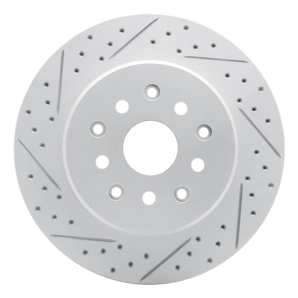 Dynamic Friction Co DFC Geoperformance Rotor - Drilled and Slotted 830-76064L - main