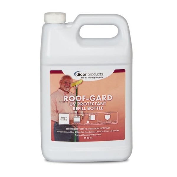 Dicor Use To Protect RV Rubber Roof From Fading/ Oxidizing/ Drying And Cracking, 1 Gallon Can, Single RP-RG-1GL - main