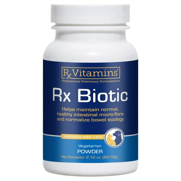 Rx Vitamins Rx Biotic Powder, Vegetarian, For Dogs & Cats, 2.12 oz (60.10gm) 8424-2.12 - main